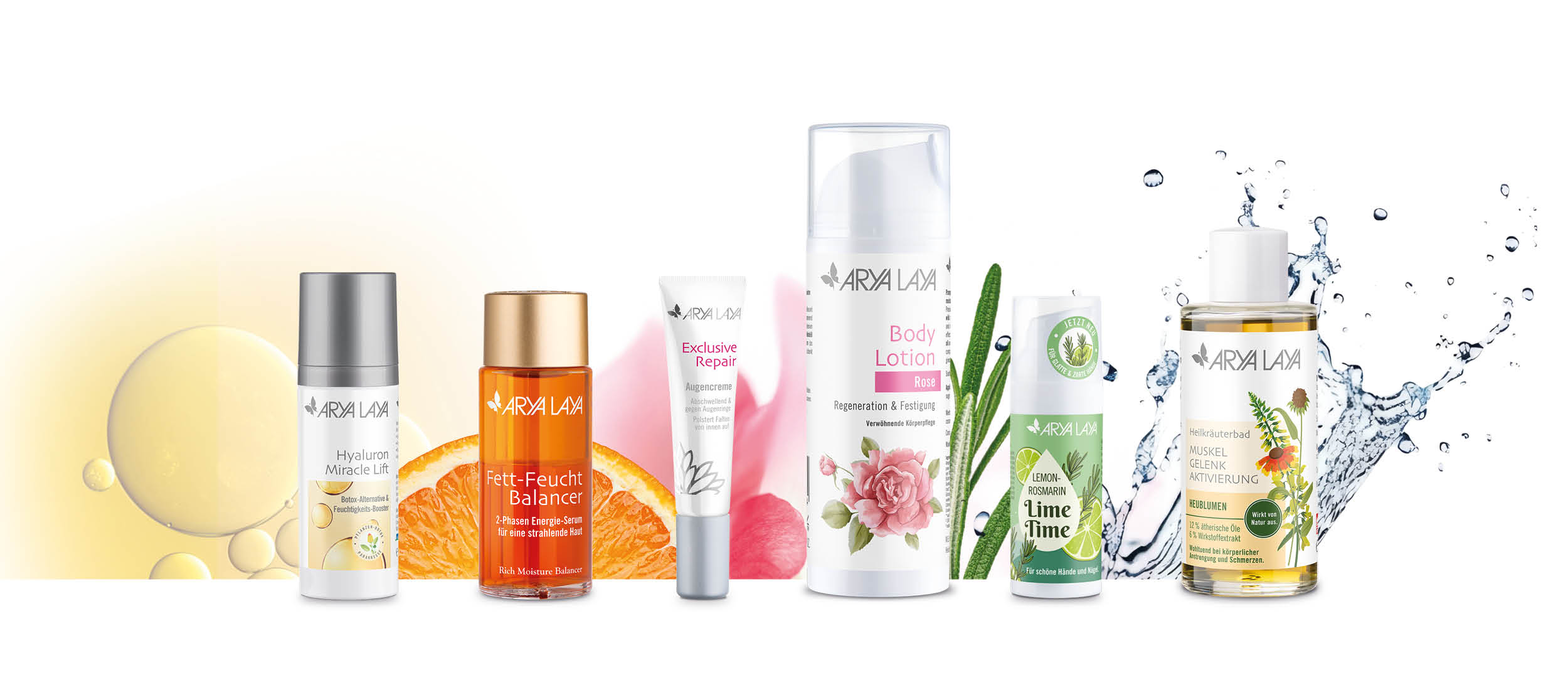 ARYA LAYA Naturkosmetik Hintergrund